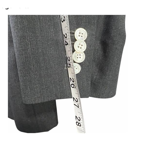 Elevee Bespoke Scabal Wool Sport Coat Jacket Approx 44R Surgeon Cuffs Peak Lapel - Picture 13 of 16